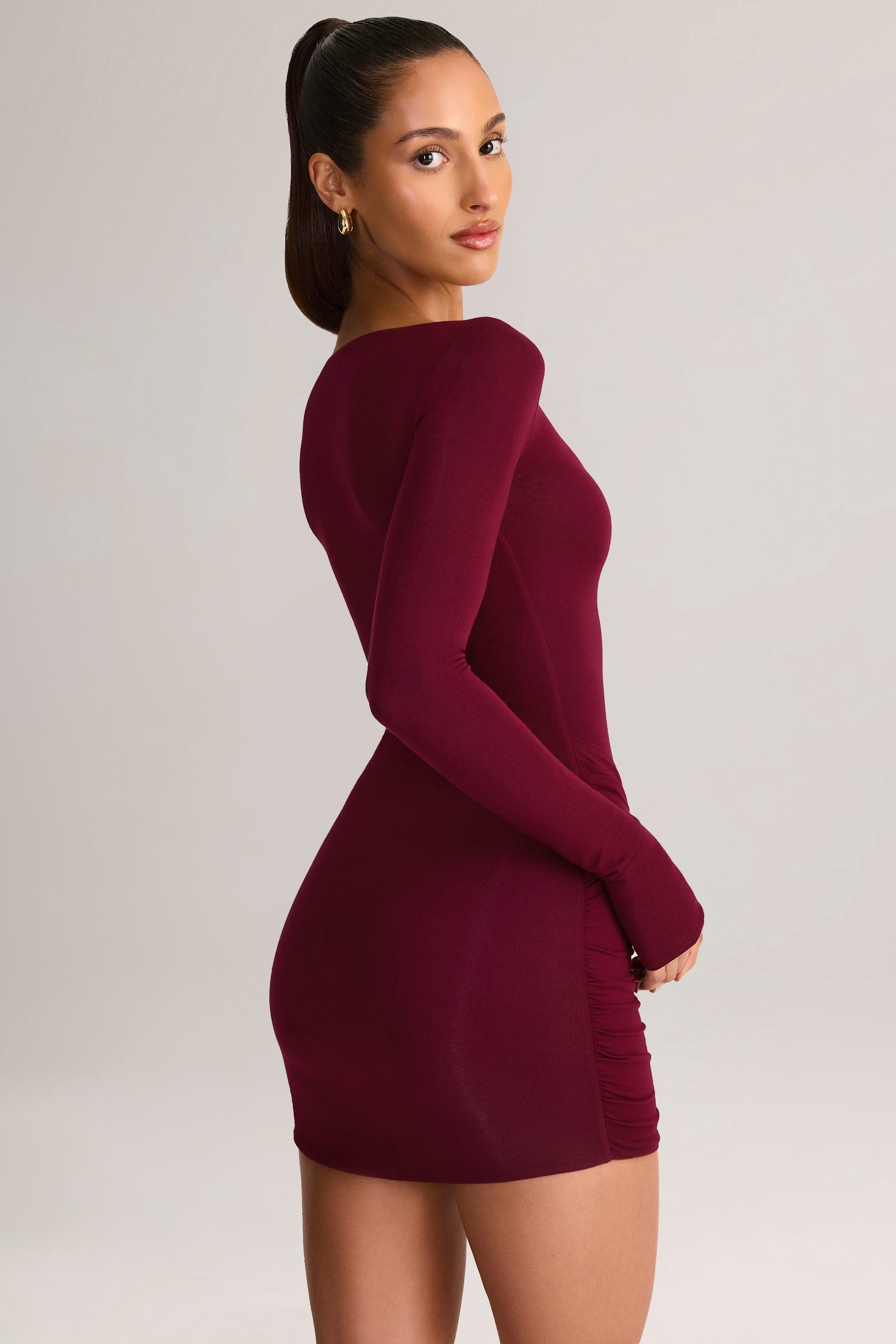 Modal eska Mini Dress wine