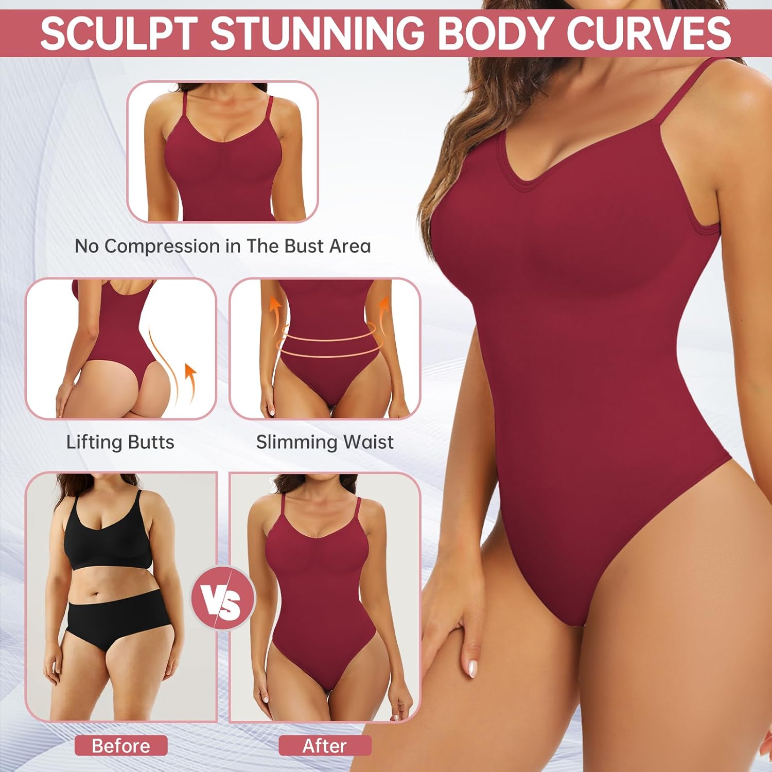 Invisible flat-stomach shapewear