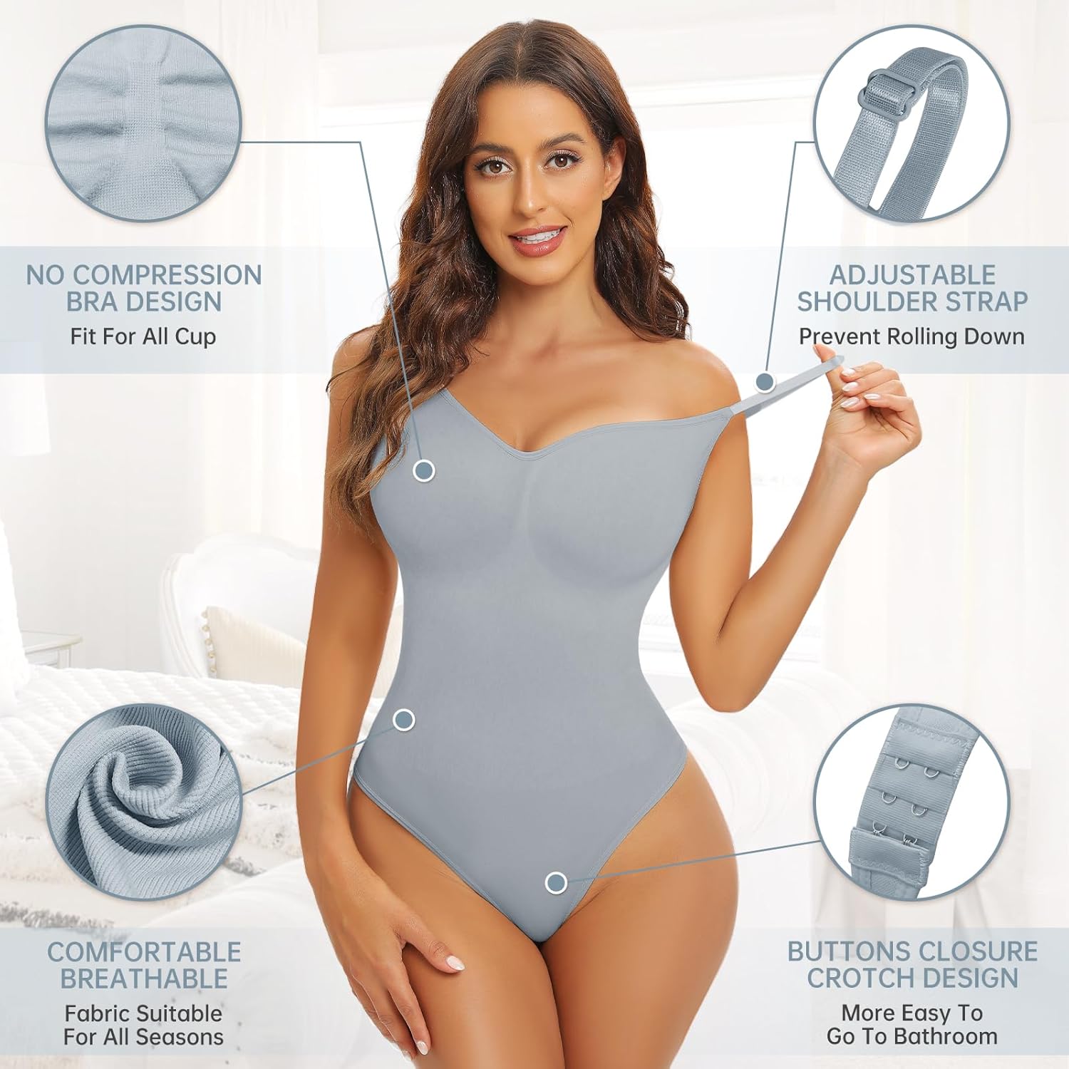 Invisible flat-stomach shapewear