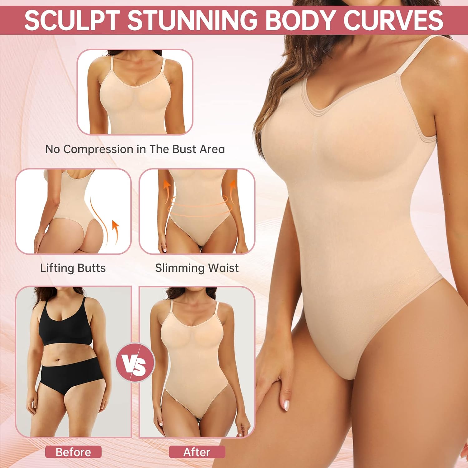 Invisible flat-stomach shapewear