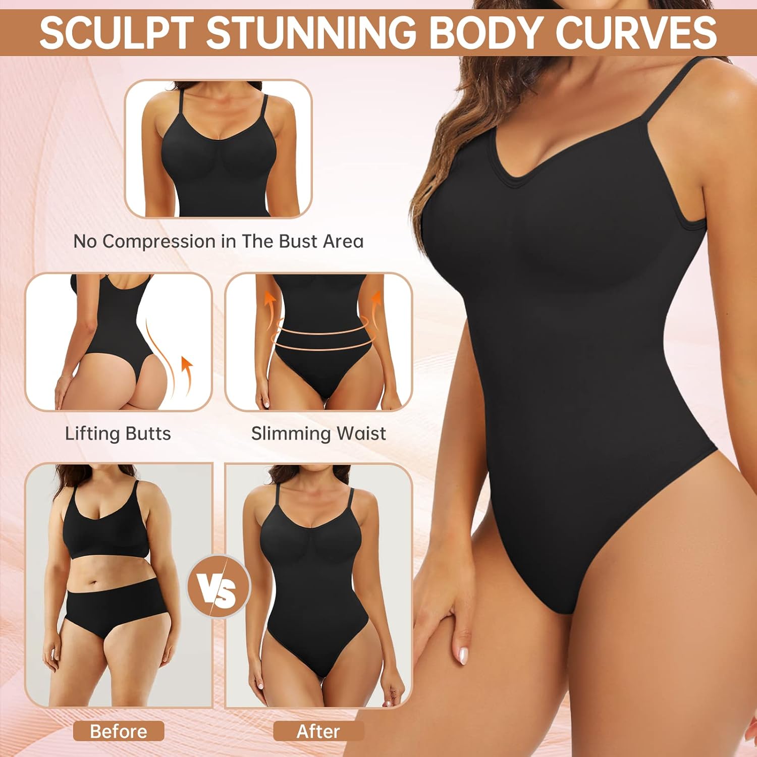 Invisible flat-stomach shapewear