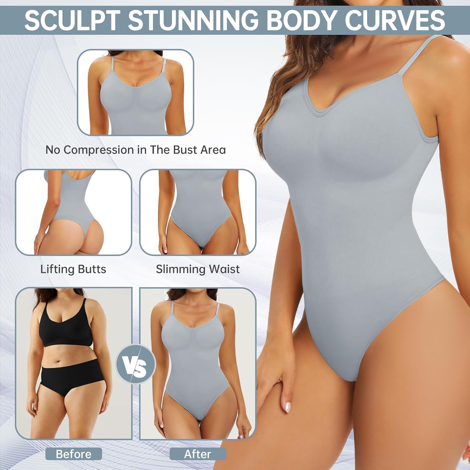 Invisible flat-stomach shapewear