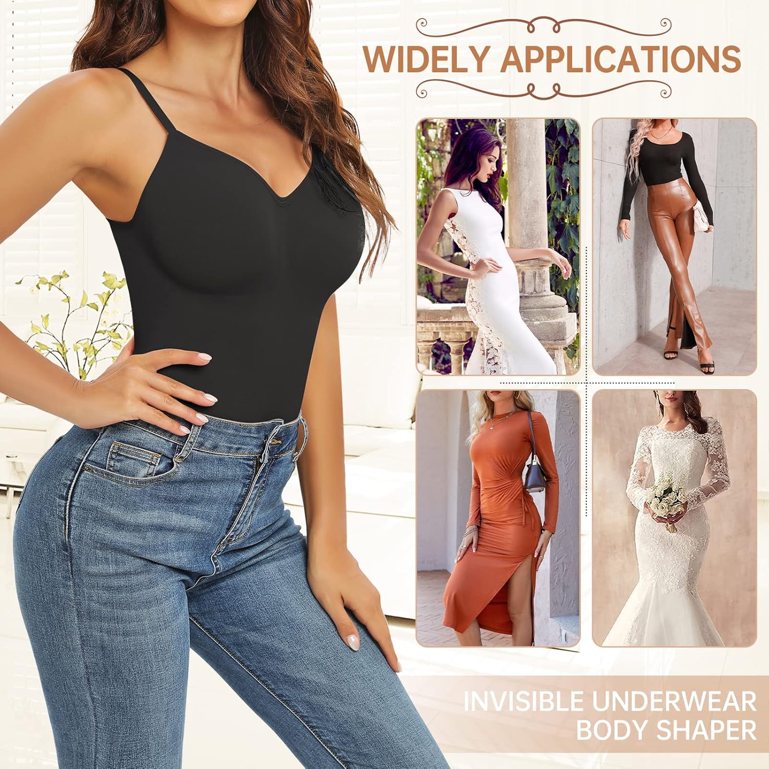 Invisible flat-stomach shapewear