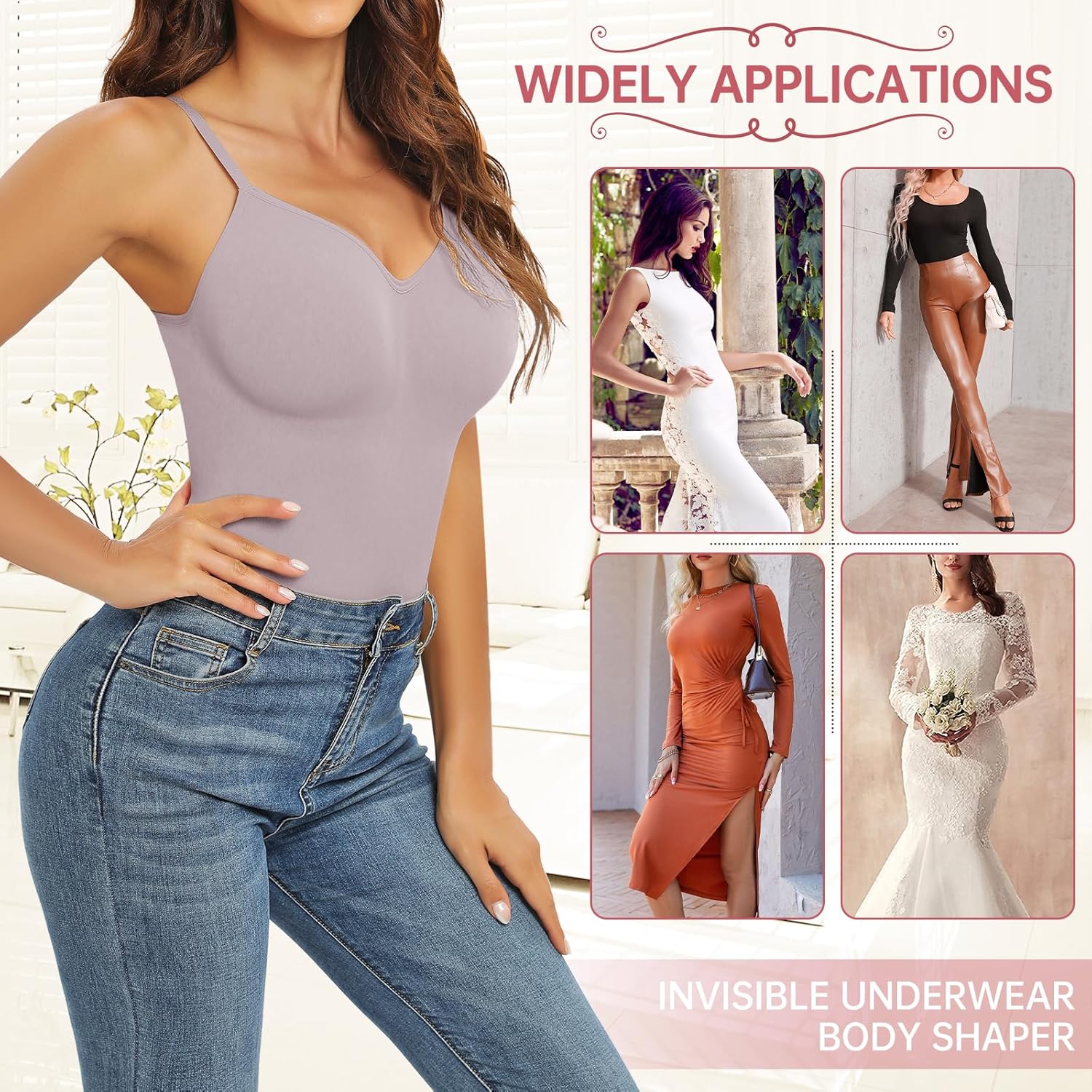 Invisible flat-stomach shapewear