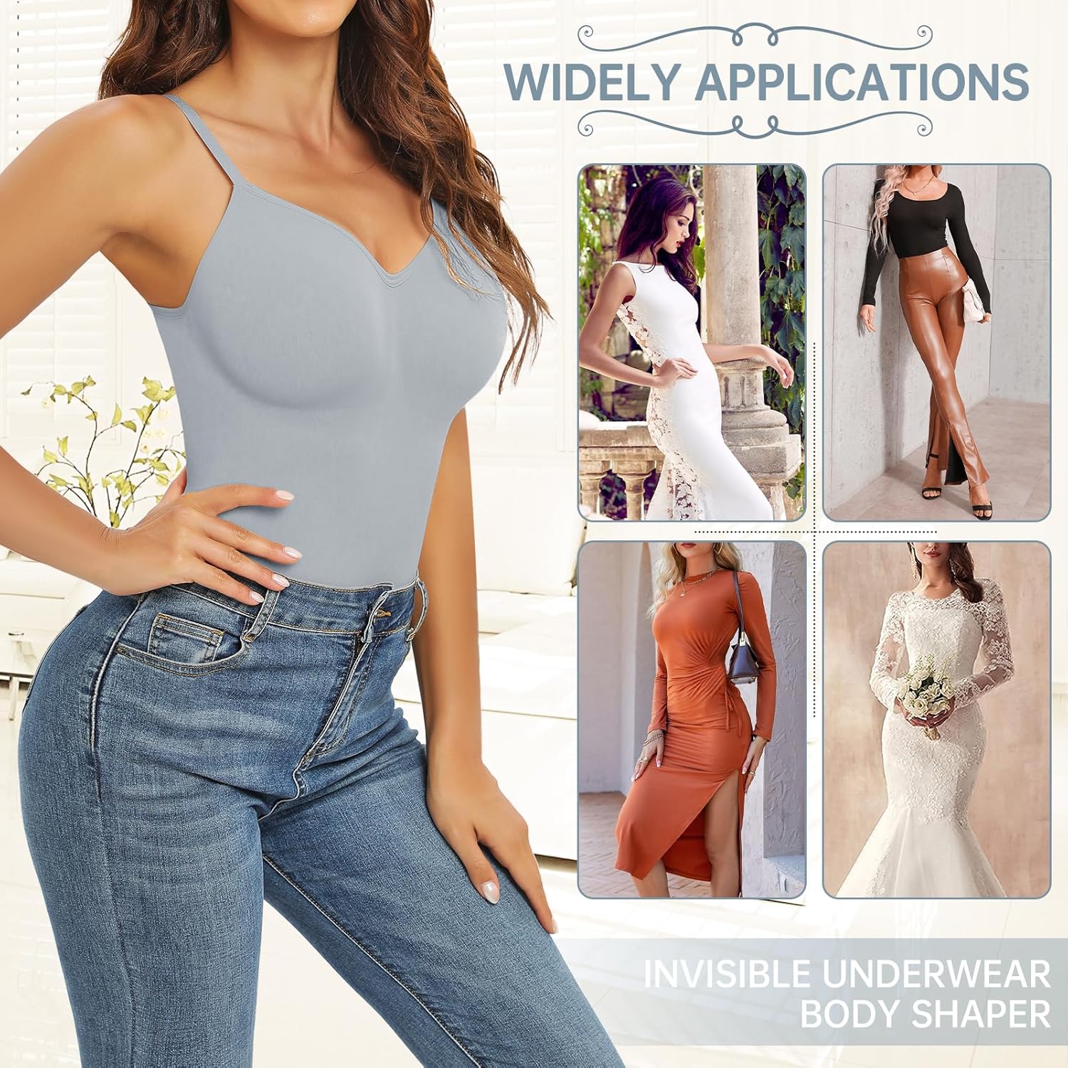 Invisible flat-stomach shapewear