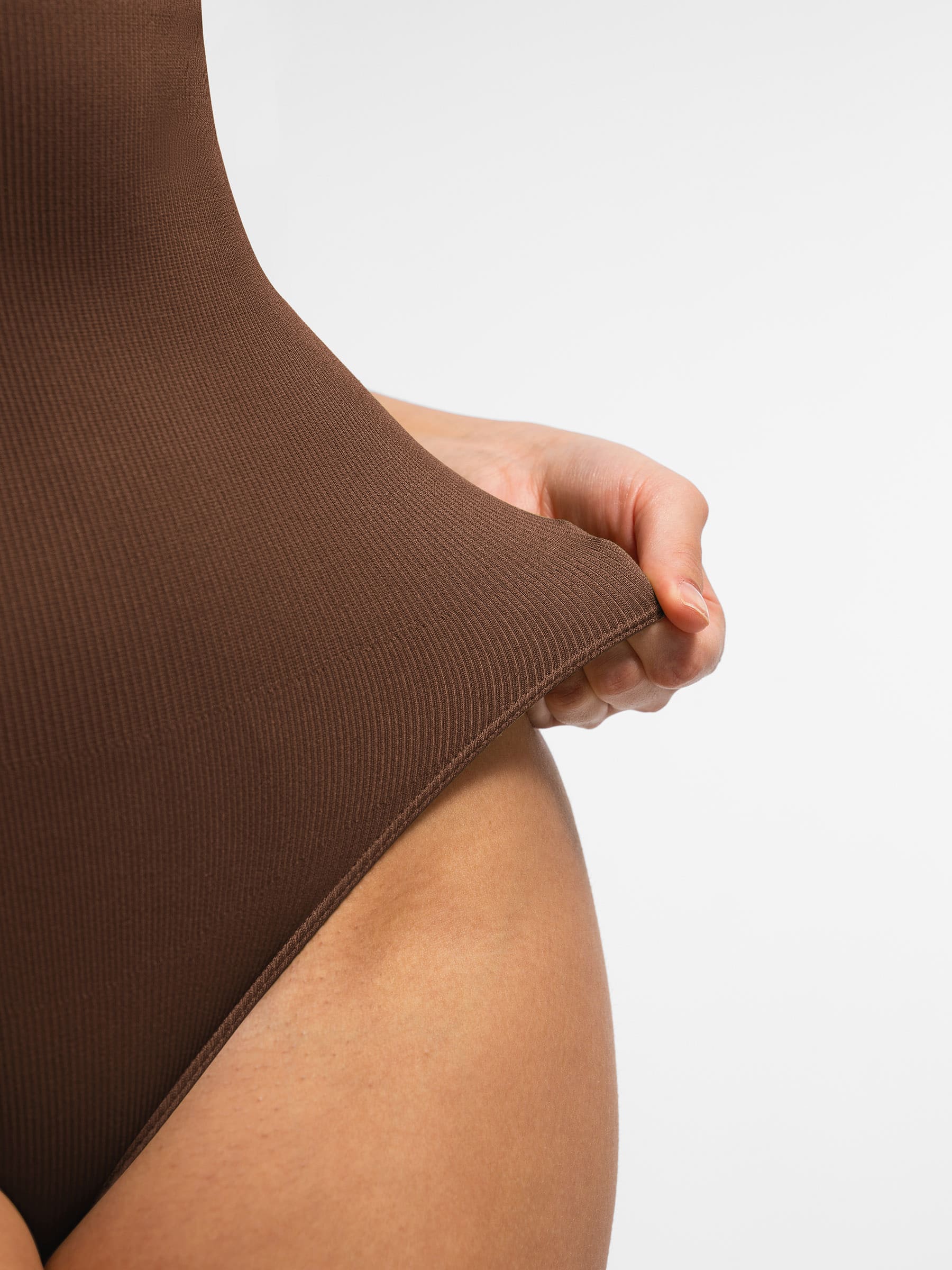 Crew neck seamless bodysuit