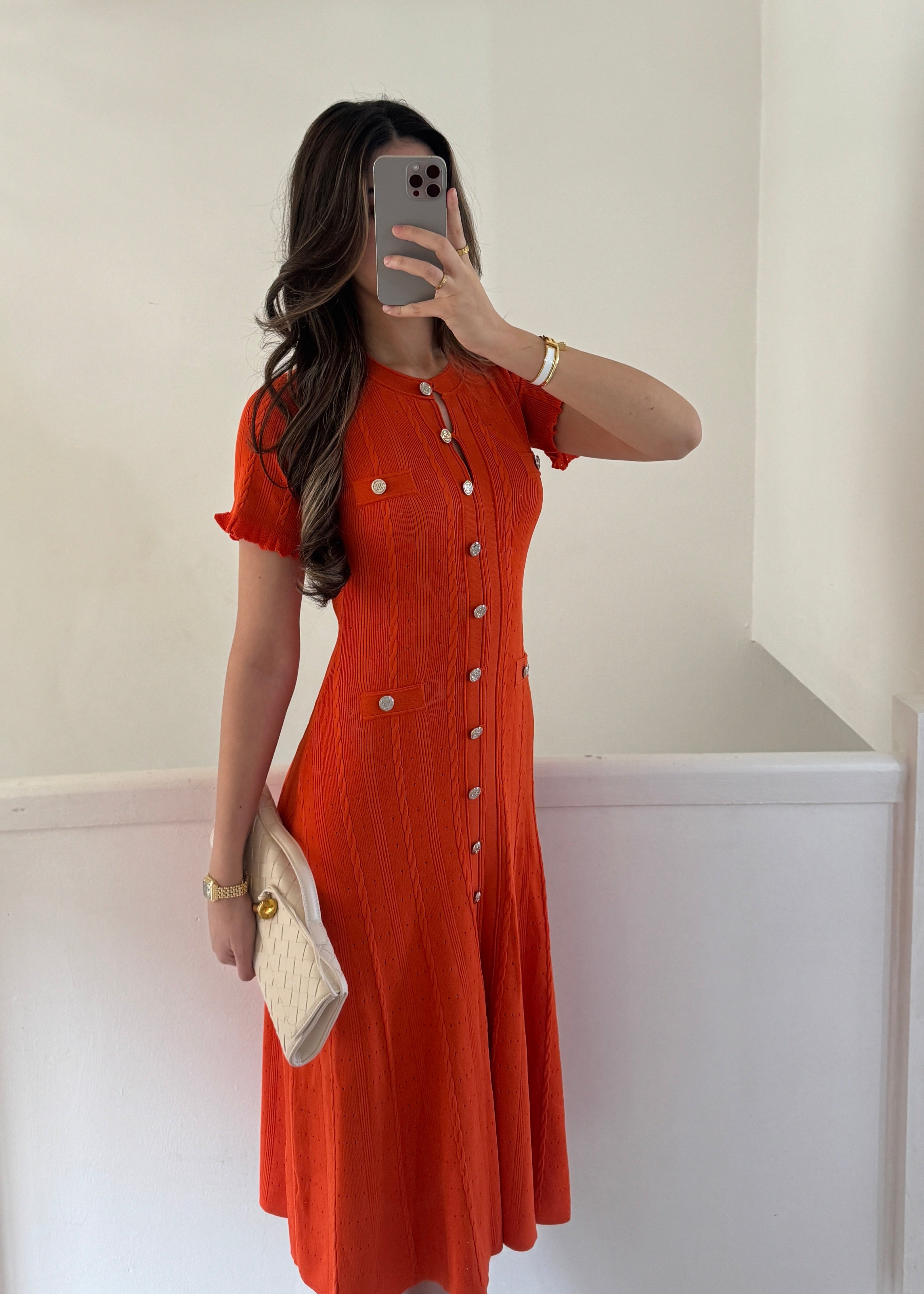 Claire tweed dress, classic charm