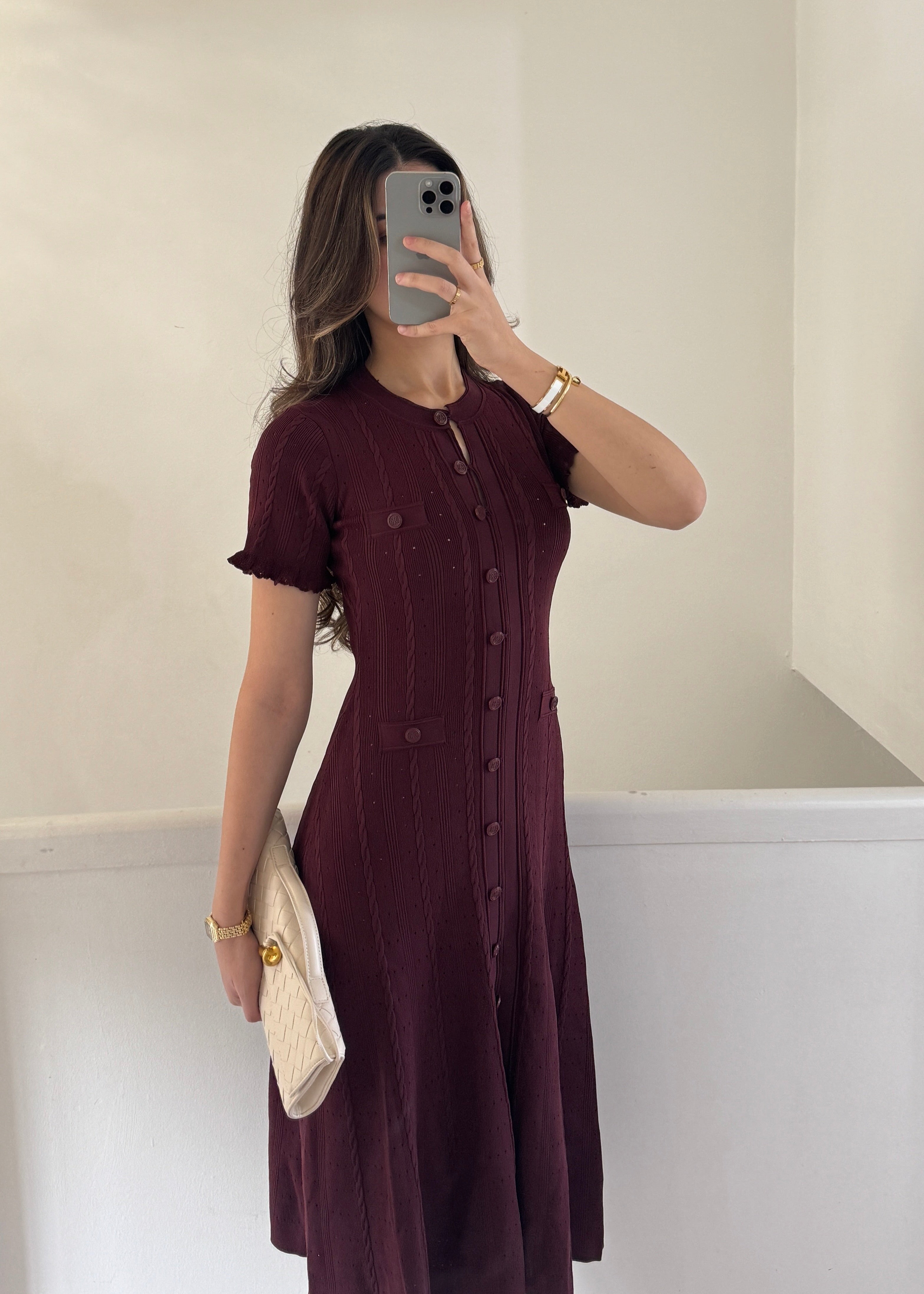 Claire tweed dress, classic charm