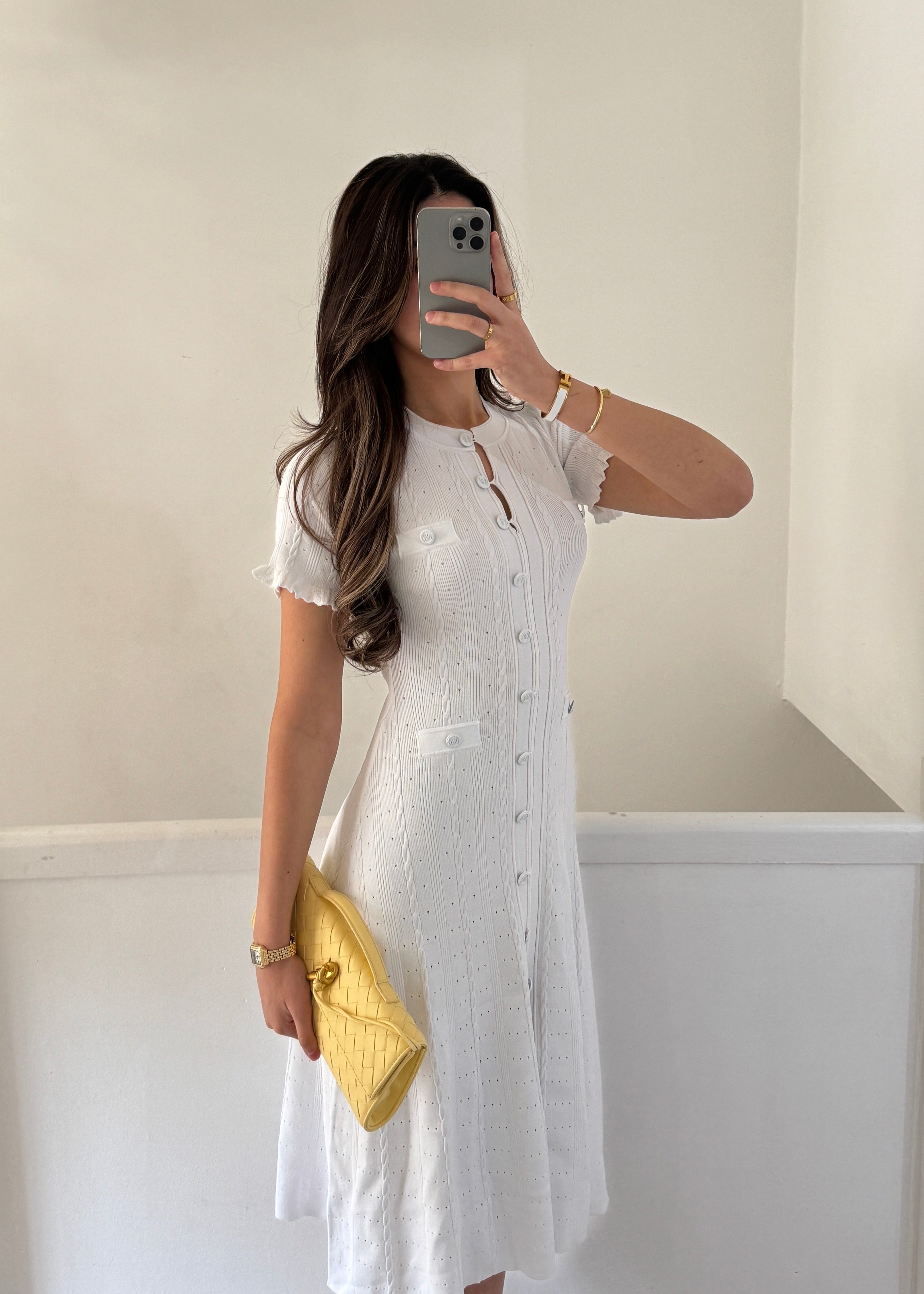 Claire tweed dress, classic charm