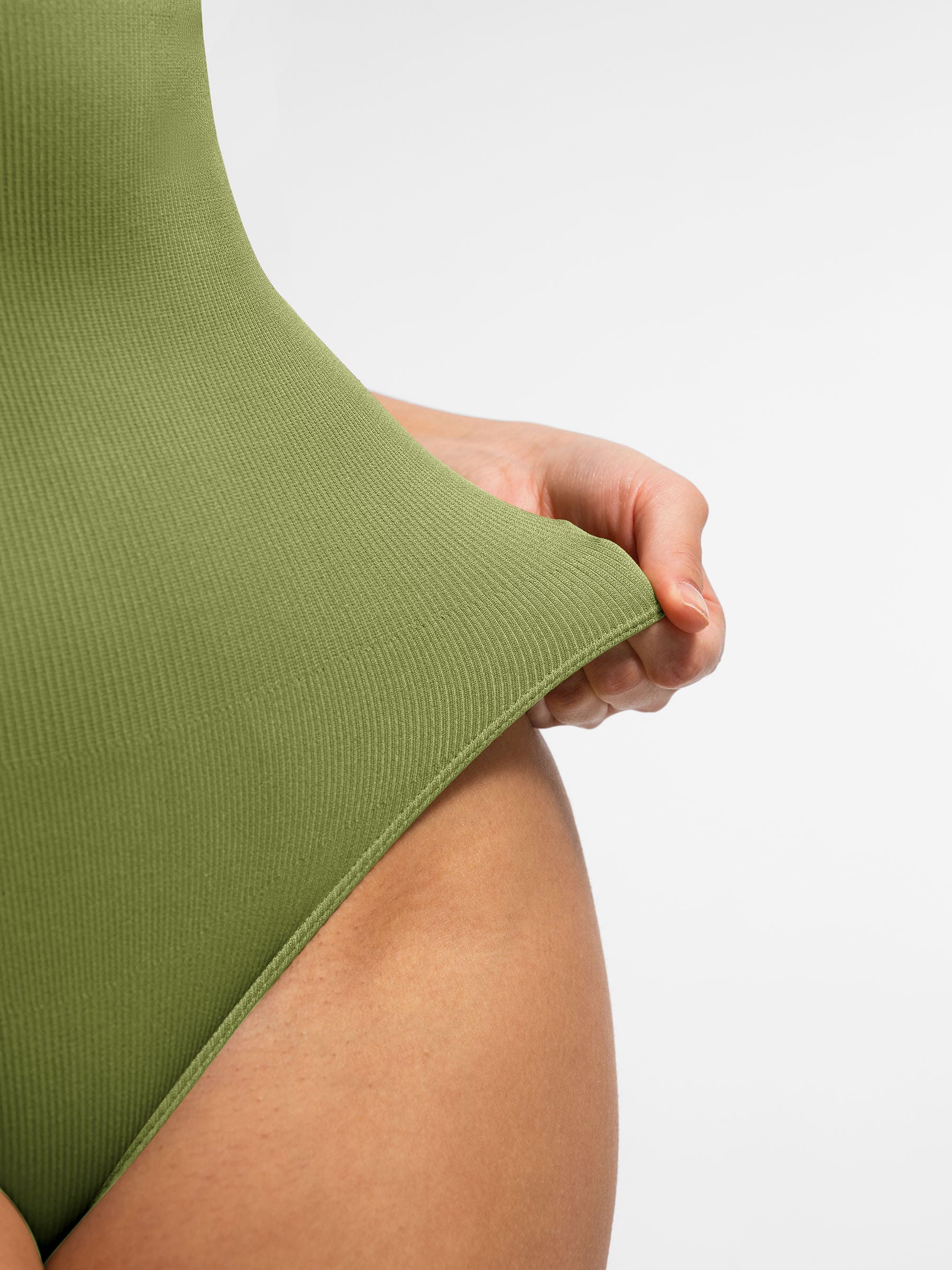 Crew neck seamless bodysuit