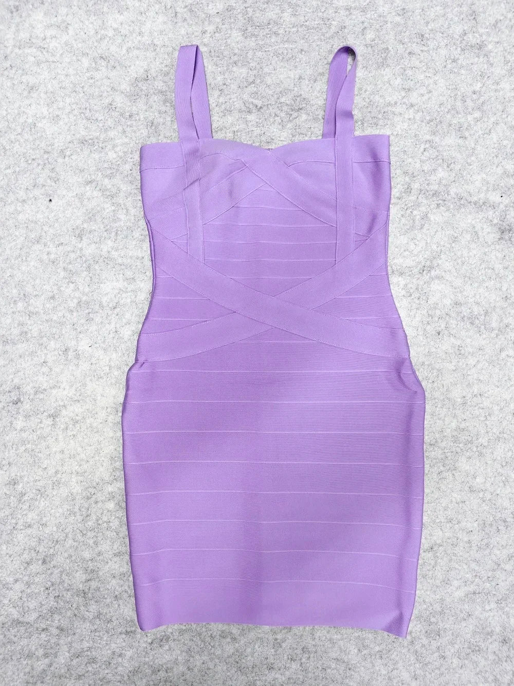 Blue spaghetti strap mini dress