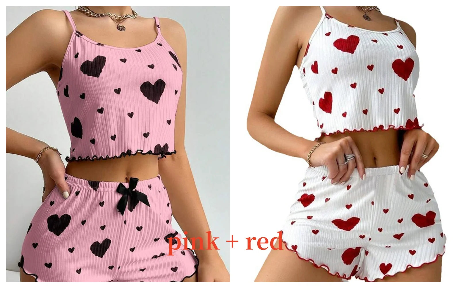 Sleeveless soft sleepwear set'