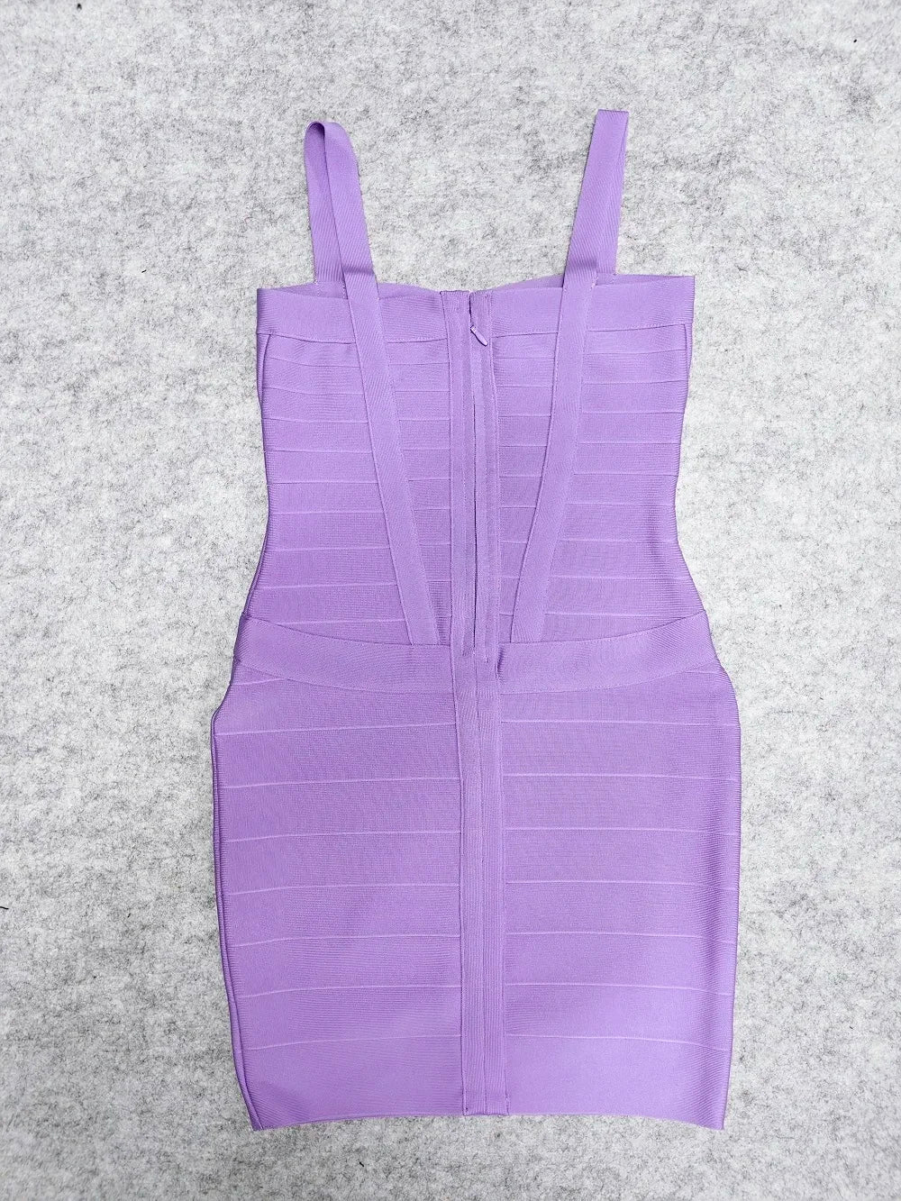 Blue spaghetti strap mini dress