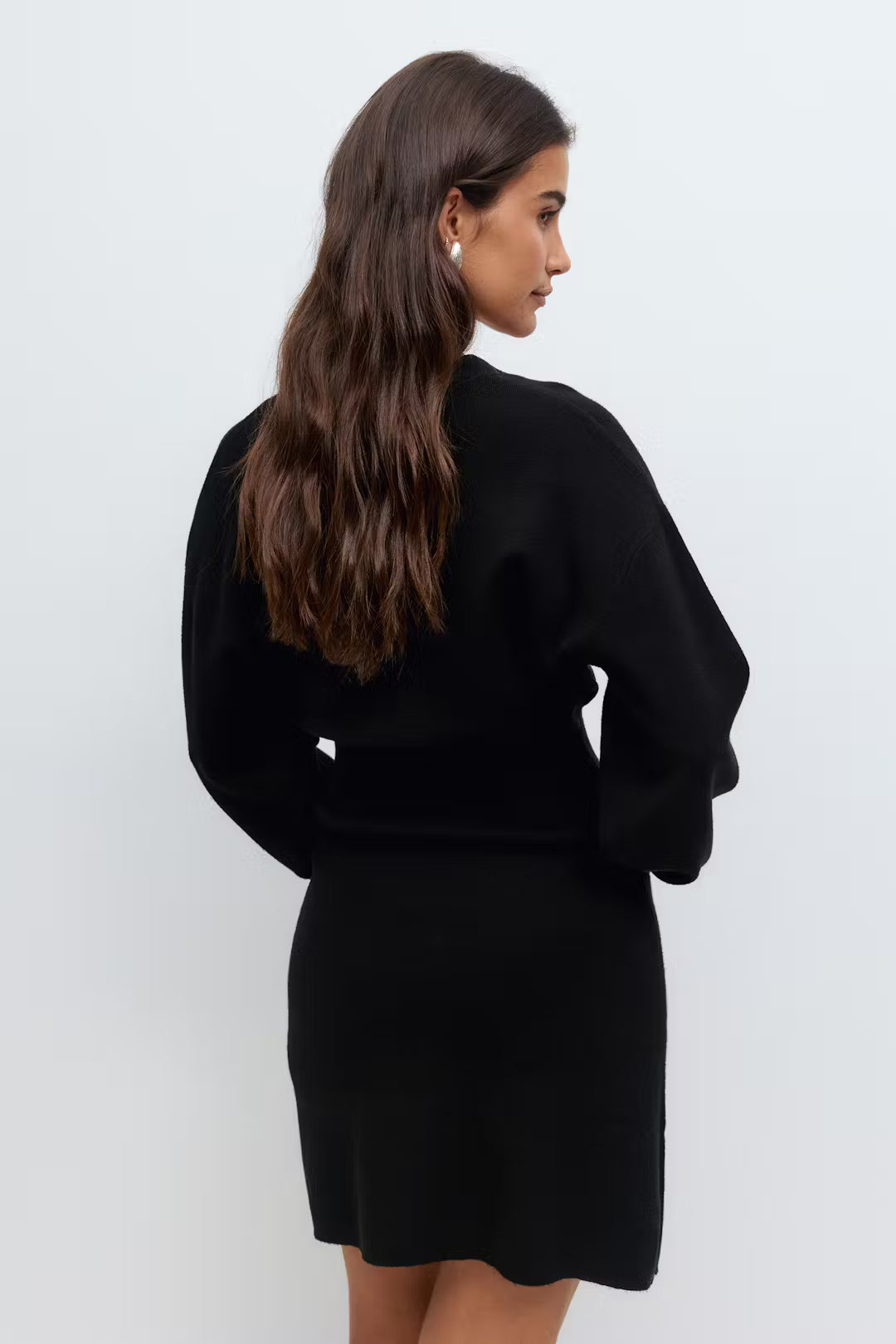 Knitted button down dress