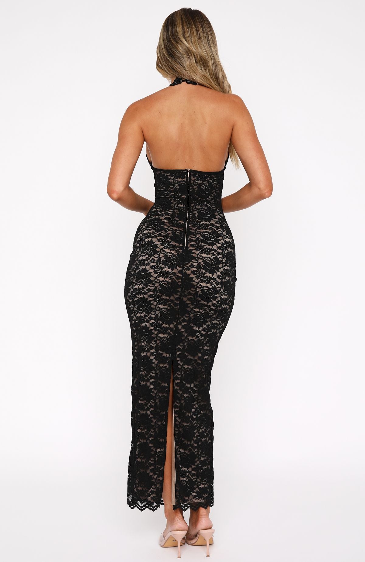 Midnight Elegance lace dress