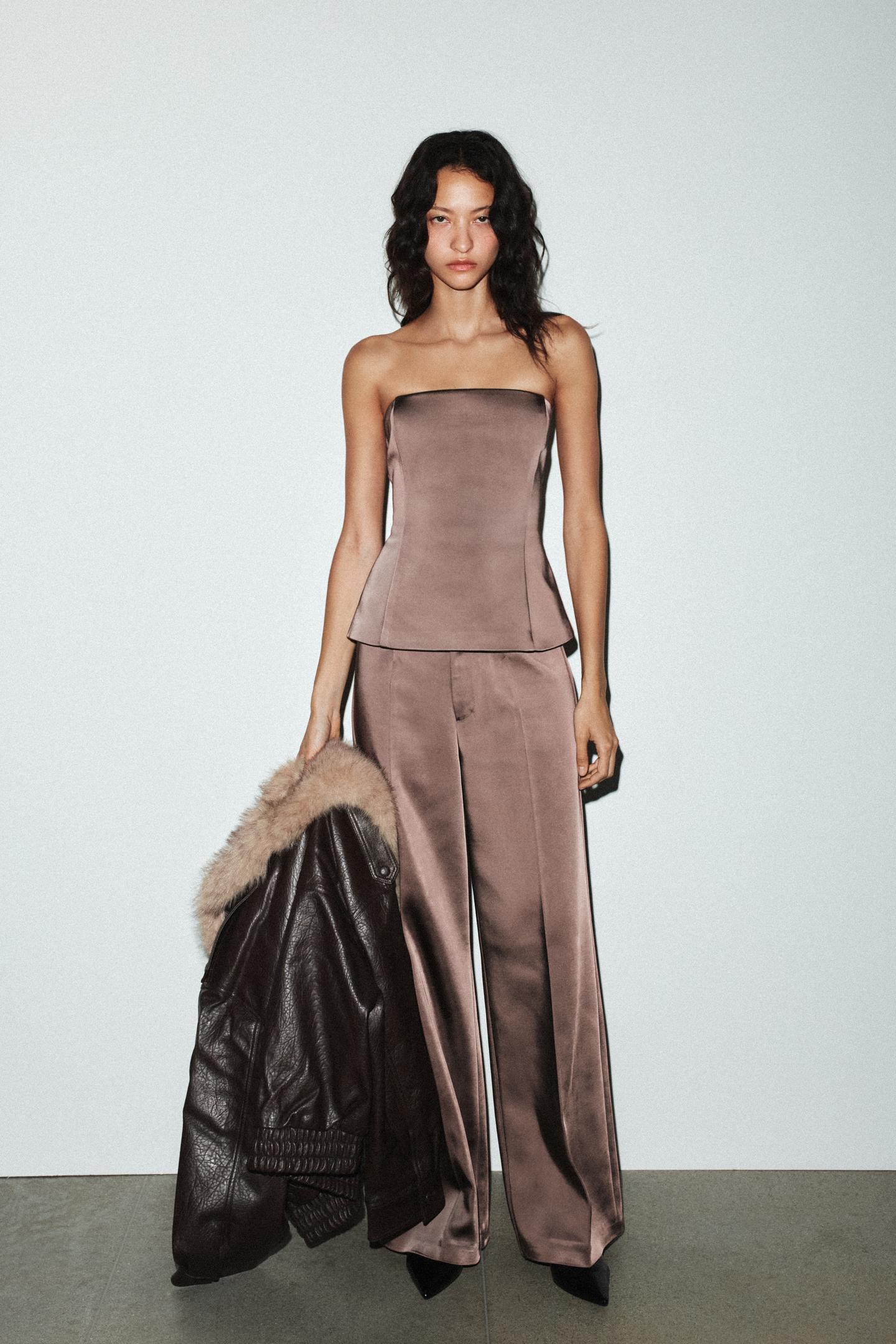 Satin Avory co-ord set