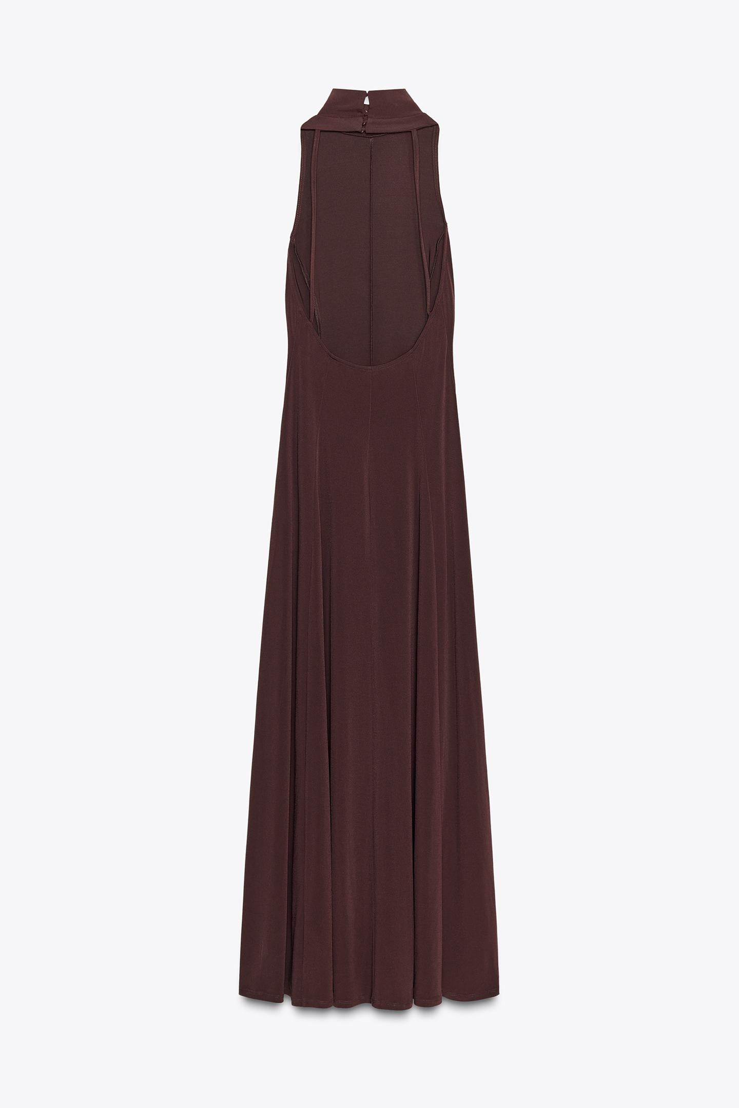 long dress with open back